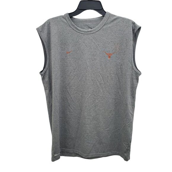 Nike Team NikeFit Dry Men's Gray Chicago Bulls Orange Sleeveless Athletic Tank M - Picture 1 of 7